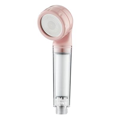 Simple Style Colourful Polycarbonate Plastic Spray Handheld Shower Head Visual Filter with PP Cotton for Bathroom Accessories
