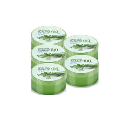 Lala Polly Echte Aloe Vera 100% Beruhigungsgel x 5 Packungen