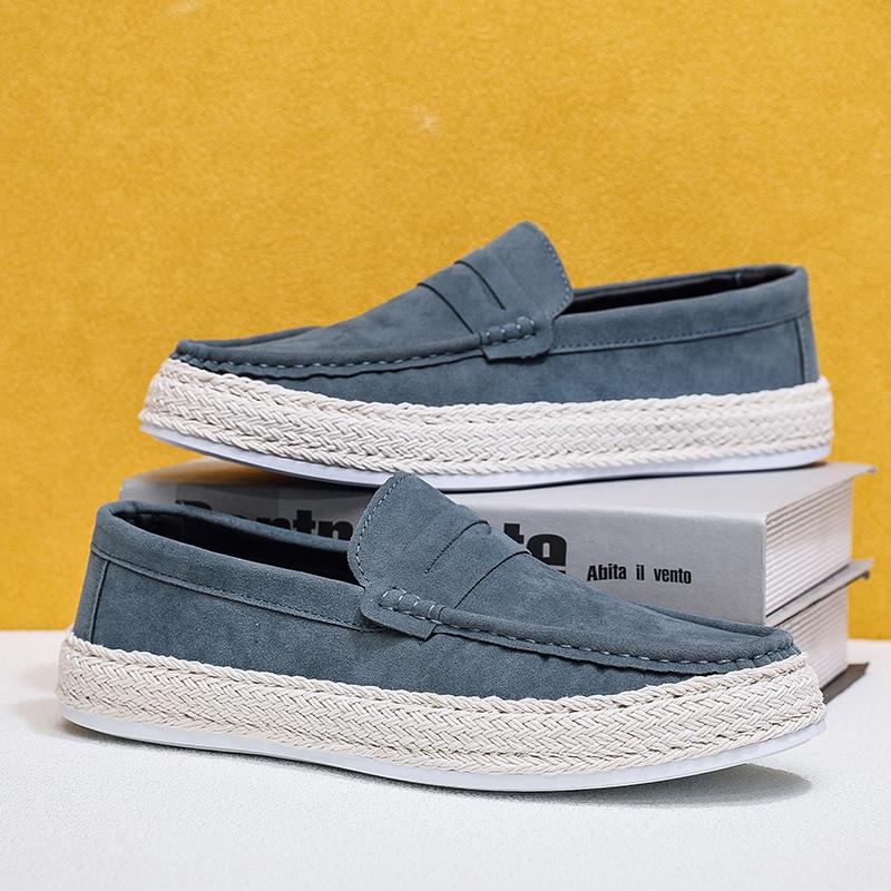 Tassel Suede Loafers Man Moccasins Comfy Flat Men's Summer Shoes Fashion Slip-on Driving Casual Shoes For Man chaussure hommes