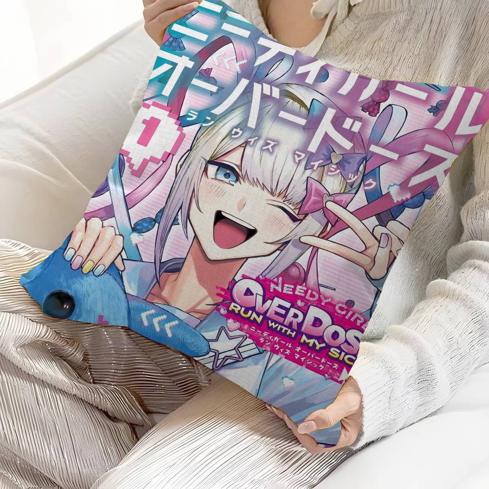 Game NNeedy Streamer Overload Pillow Anime Pillow Sofa Bed Head Pillow Cover Cushion Cover x cm Fashion