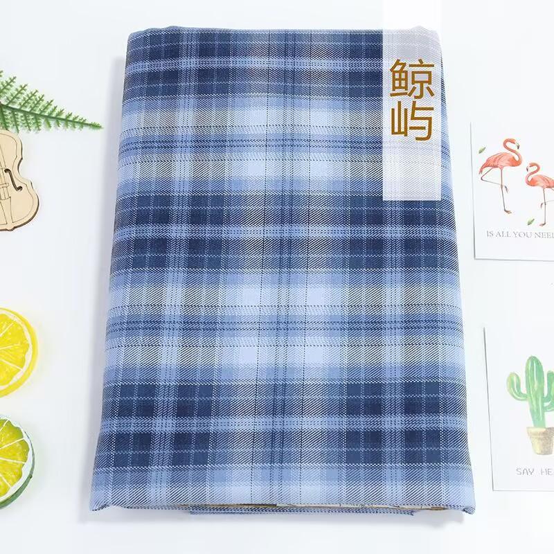 Plaid Fabric Smooth By 0.5 Meter for Clothing Dresses Sewing Japanese-style Jk Uniform Cloth Needlework Breathable Anti-wrinkle