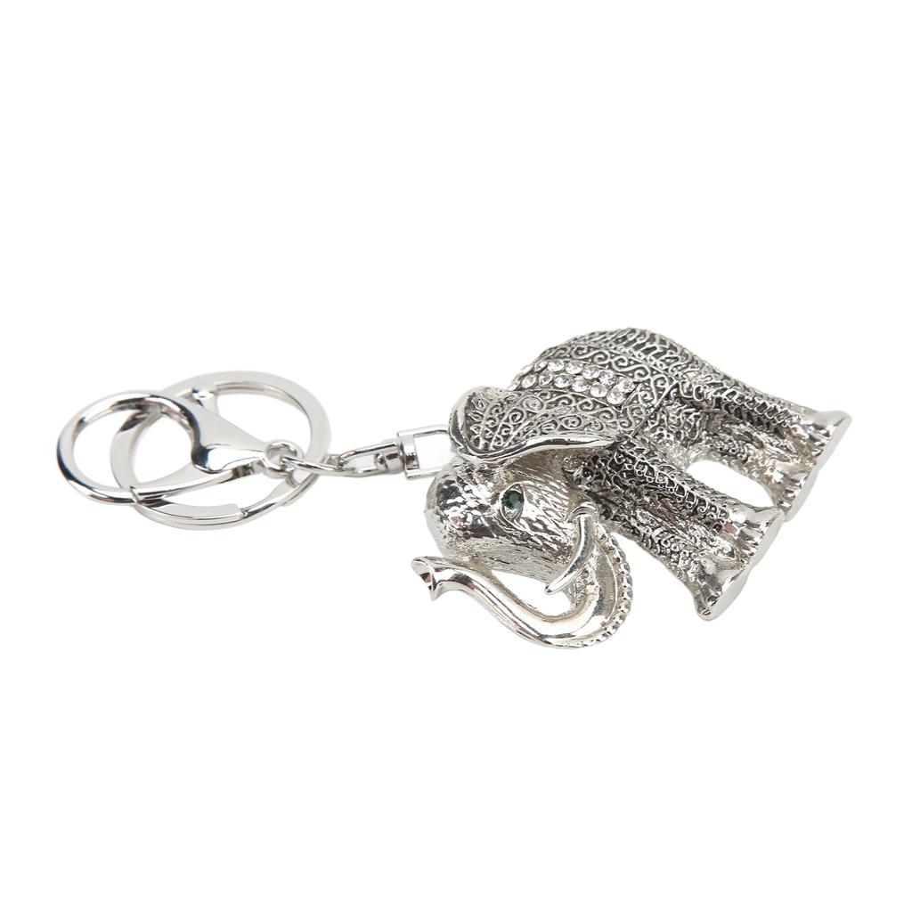 Elephant Keychain Electroplate Retro Keychain Good Luck Environmental Friendly Elephant Key Chain Cute Keychain for Birthday