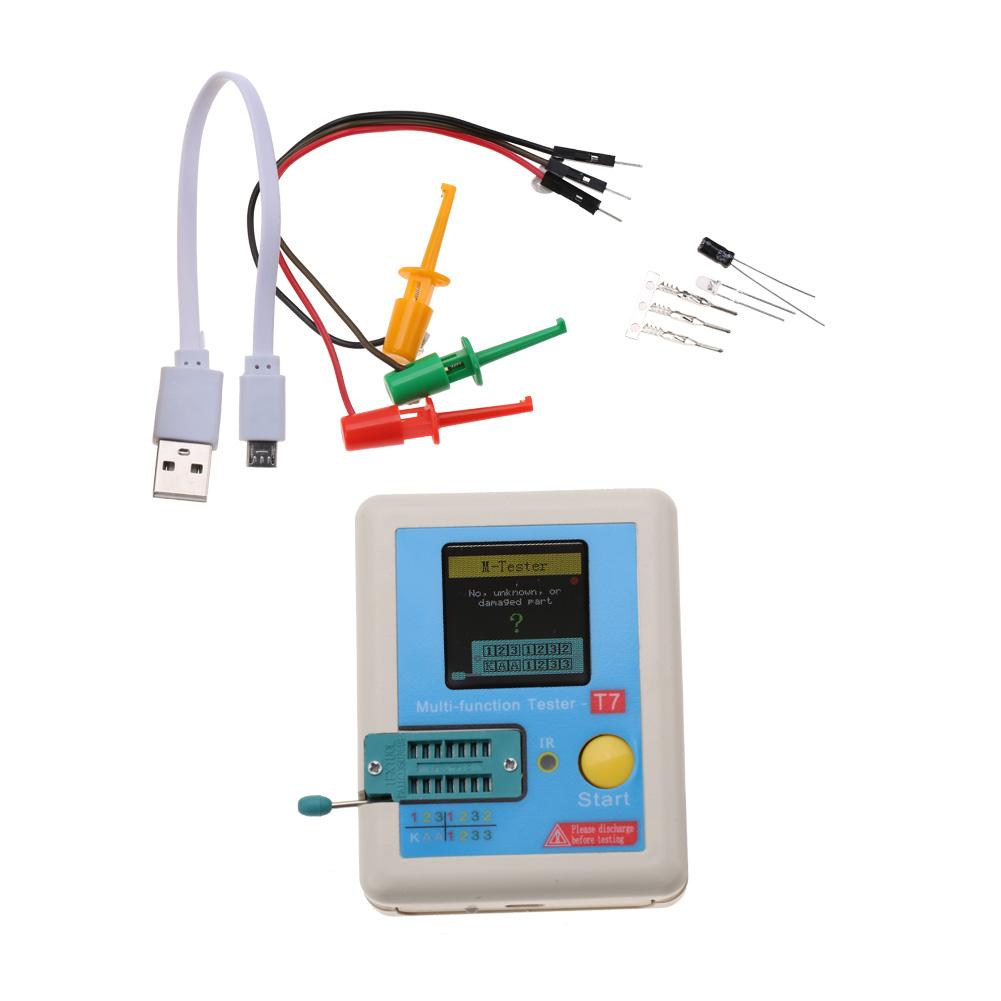 LCr  T7 TFT Transistor Tester Full Color Graphic Display Multifunction Test