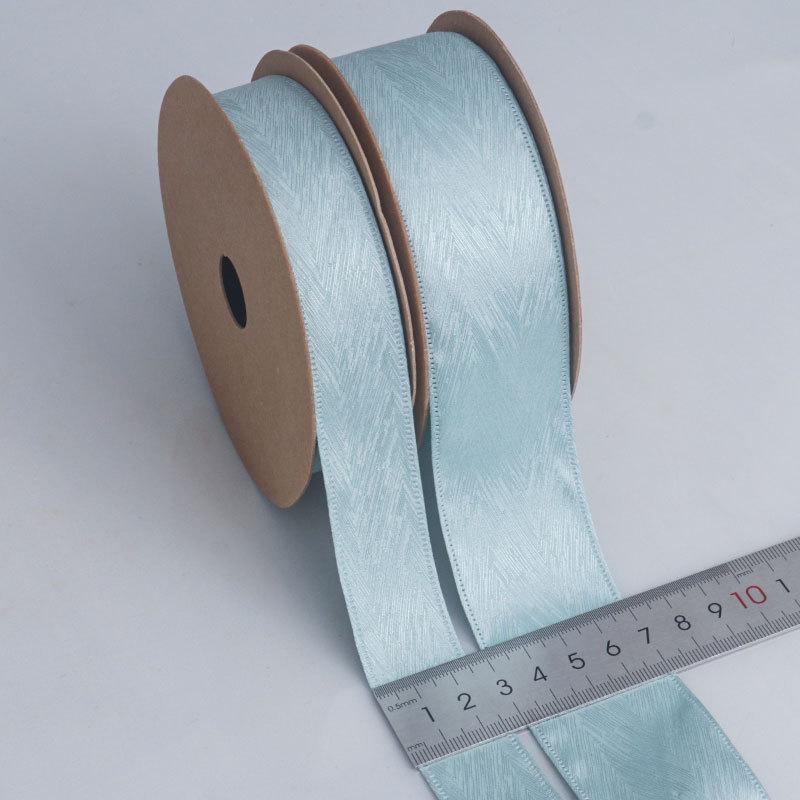 Decorative Romantic and Cozy Solid Color Matte Herringbone Twill Patterned Ribbon Handmade Diy Bow Tie Hair Collar Hat Gift Box Decorative Ribbon
