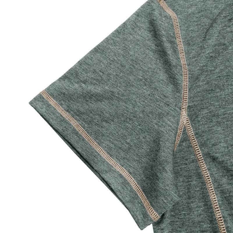 European and American Style Men’s Summer Short Sleeve T-shirt Color Block Polo Shirt Turn Down Collar Top