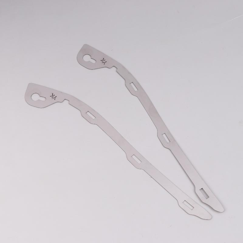 2 Piezas Placa Metálica de Reparación de Parachoques Delantero Hebilla Soporte para IS250 300 2006-2013 Piezas de Fijación Robustas Reemplazo Fuerte para Reparación de Colisión de Vehículos