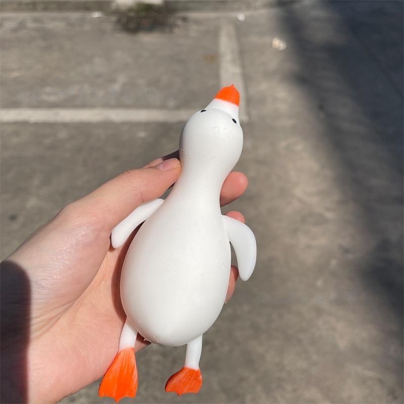 Jucărie pentru Ameliorarea Stresului Rață Jumbo Squishy Mingie Anti-stres Jucărie Fidget Jucărie de Biruit pentru Strâns Cadou de Crăciun pentru Prieteni
