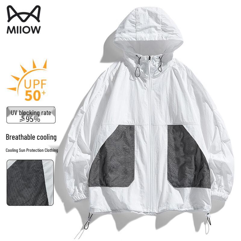 MiiOW Men s Sun Protection Hooded Jacket 7XL