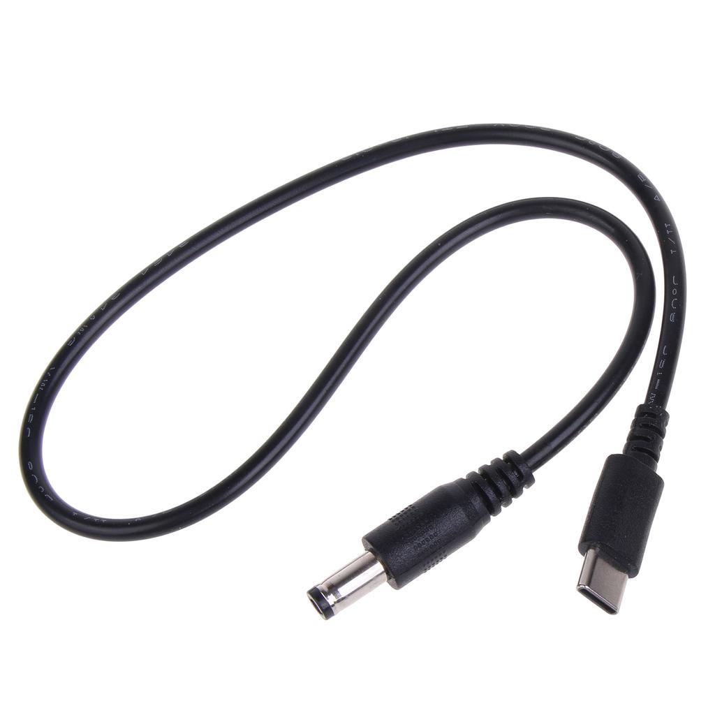 USB C auf DC5.5x2.1mm Stromkabel unterstützt 5V3A USB C Stecker auf DC5521 Stecker Ladekabel für Router Kameras