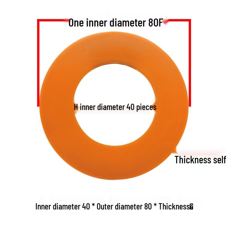 Sany Excavator Nylon Gasket: Thickened Round Washer & Dust Seal for Bucket Pin