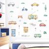 Cartoon Tree Bus Car Wall Stickers for Kids Room Home Decor Accessories Living Room Child Bedroom Decoration Baby Nursery