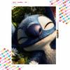 Disney Diamond Painting Kit Stitch 5D DIY, Suitable for Beginners and Craft Lovers, Interior Space Decoration
