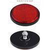 2 inch 55mm Round Reflector, Side Marker for Motorcycle ATV Scooter Dirt Bike