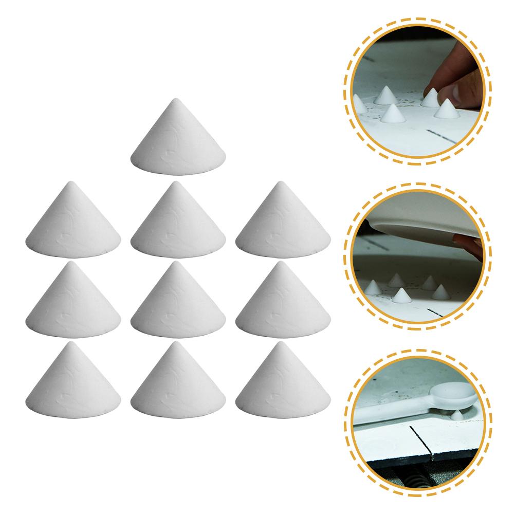 Ceramic Refractory Pad Support Nail High Temperature Resistant Nails Kiln Tools Ceramics White Pottery Art Craft Tools белый