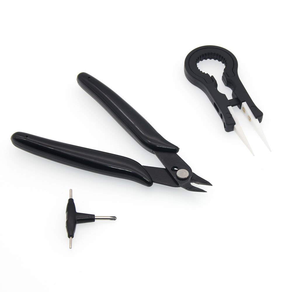Shopdp DIY Tool Kit Set for Beginner Storage Bag for Convenient Storage RBA/RTA Builds, 8-in-1