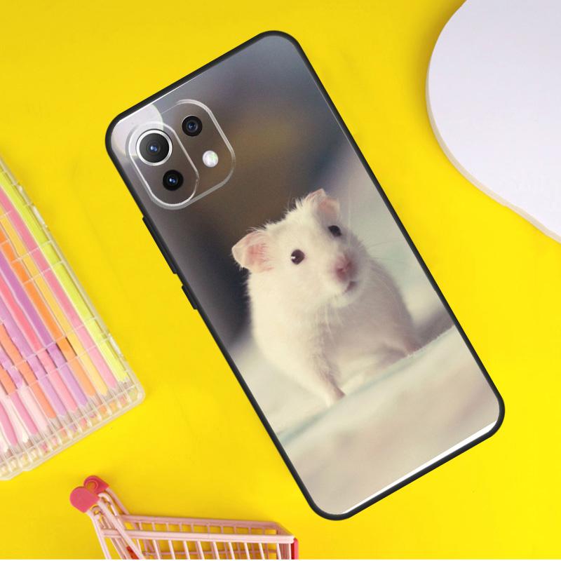 Cute Adorable Hamster Cover For Xiaomi 14T Pro 11T 12T 13T 13 14 Ultra POCO X7 Pro X3 X5 F3 F5 F6 M6 X6 Pro Case