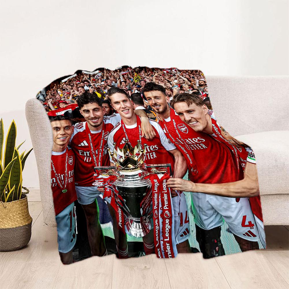 Arsenal Blanket Ultra-Soft Great for Bed Couch Seaside Four Seasons Multipurpose Warmthful Decor Suitable for Gifting Relatives and Friends