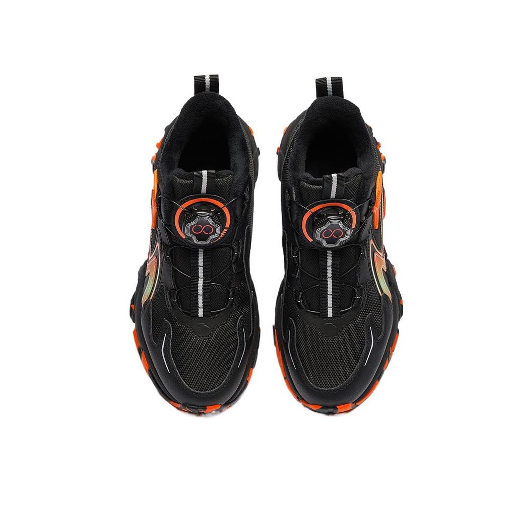 Anta Comfortable Non-Slip Wear-Resistant Breathable Outdoor Shoes Kids Shoes Black 332516901U-7