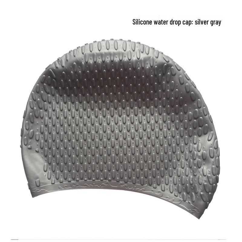 Summer 2025 Silicone Waterproof Swimming Cap with Ear Protection for Adults