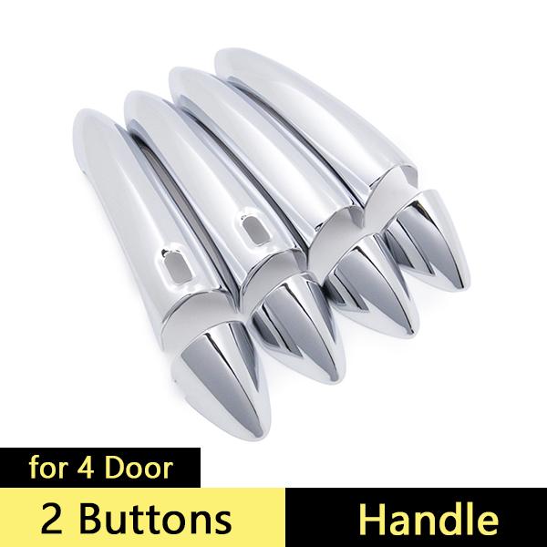Conjunto de acabamento para maçaneta de porta cromada, acessórios para carro opel astra k 2016 2017 2018 vauxhall holden sedan hatchback