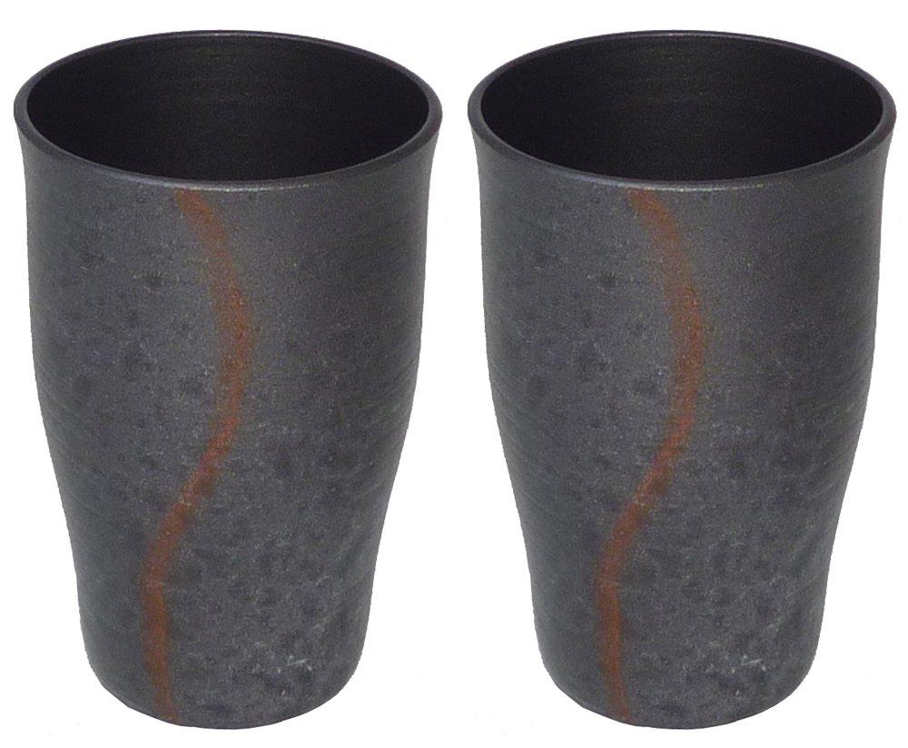 

Fujita Metal Tumbler Aluminum Ceramic Style 410ml Hieru Tumbler Set of 2 006802