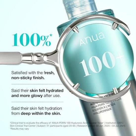 ANUA PDRN100 Hyaluronic Acid Booster Toner 250ml Lotion Skincare