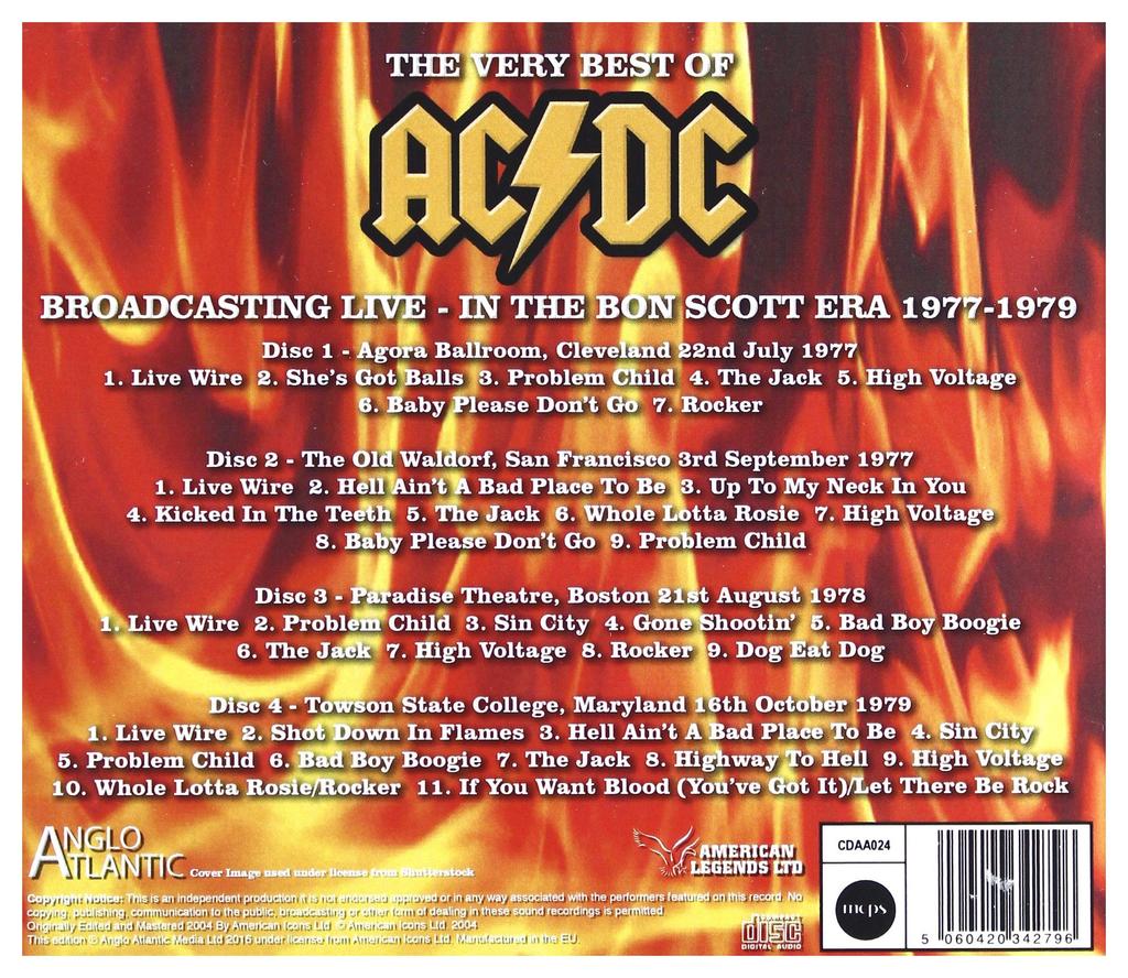 Very Best Of The Bon Scott Era