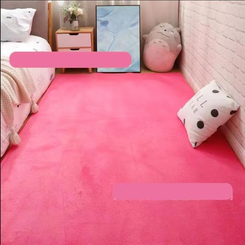 Modern, Simple and High-end Coral Velvet Carpet, Living Room Sofa, Bedroom Bed, Anti-stain Carpet, Home Decoration