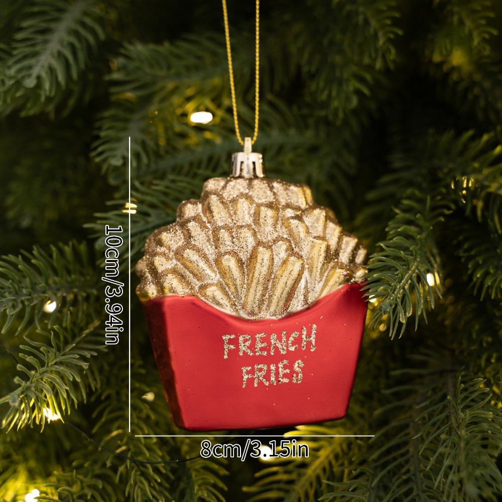 Shiny Metallic Christmas Hanging Decor Holiday Tree Decorations  Home Holiday Decor
