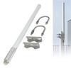 New VHF UHF Fiberglass Antenna 144/430MHz SO239 Mobile Radio Base Antenna Omnidirectional Antenna for Ham Radio Transceiver