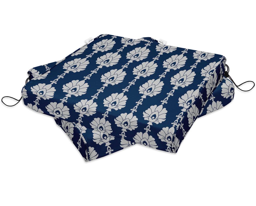 Vargottam Perfect Outdoor Indoor Square Corner Seat Cushions Water-Resistant Lounge Chair 18.5" X 16" Home Office Patio Furniture