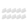10pcs Silicone Dust Plugs Type C Charging Port Protector Stopper Caps Cover for Smart Phone Anti-Dust Plug