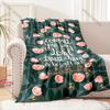 6 Size Christian Bible Psalm Flannel Art Blanket Sofa Bed Cover Four Season Soft Fluffy Quilt Blanket Flannel Throw Warm Gifts