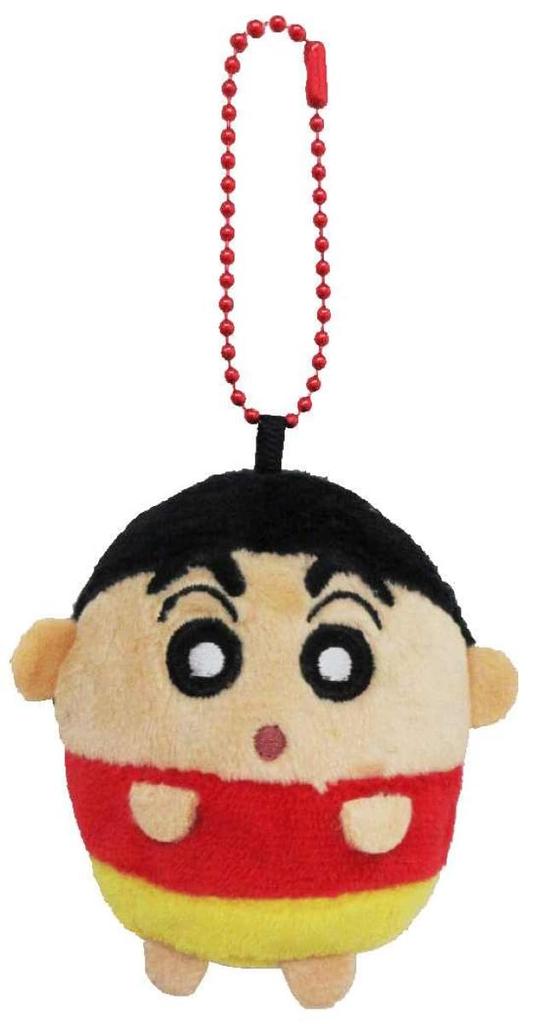 Unic Crayon Shinchan BC Tsukioteda Mascot Shinchan W6 Size Approx. D5.5 H6.5 CS-0088A
