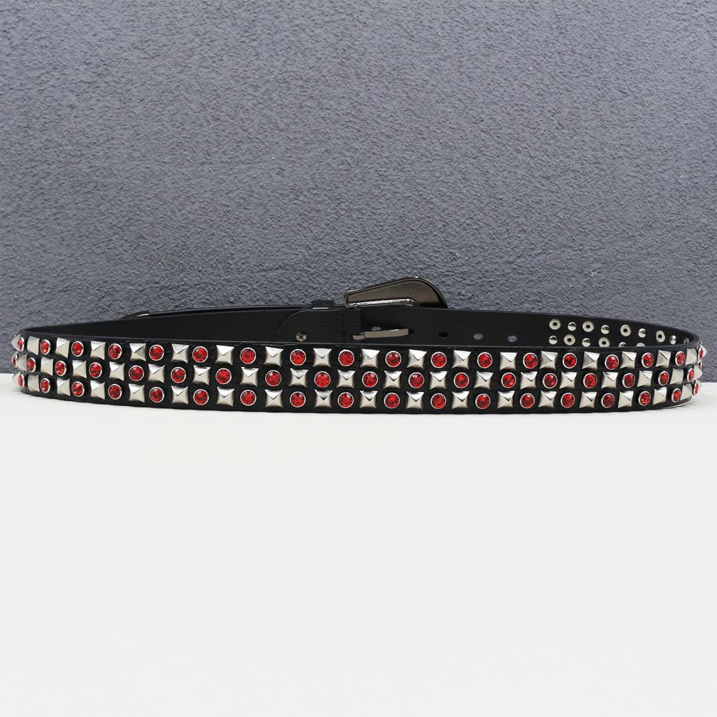 Belts for Men's High-end Rivets Belts for Personalized Rhinestone Belts for Men's Belts for Women