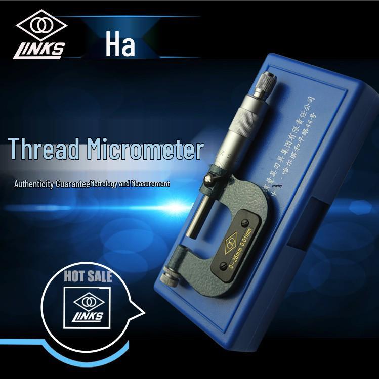 Hario Thread Micrometer 0-100mm: Quality Assured Model 0-25mm