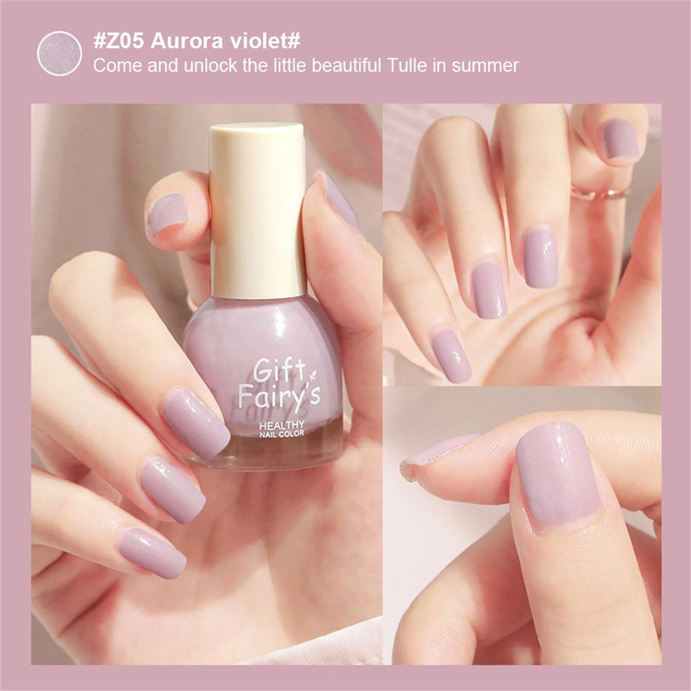 Water-Based Peelable Nail Polish No-Bake Nail Polish Nude Long Lasting Colorfast Nail Polish