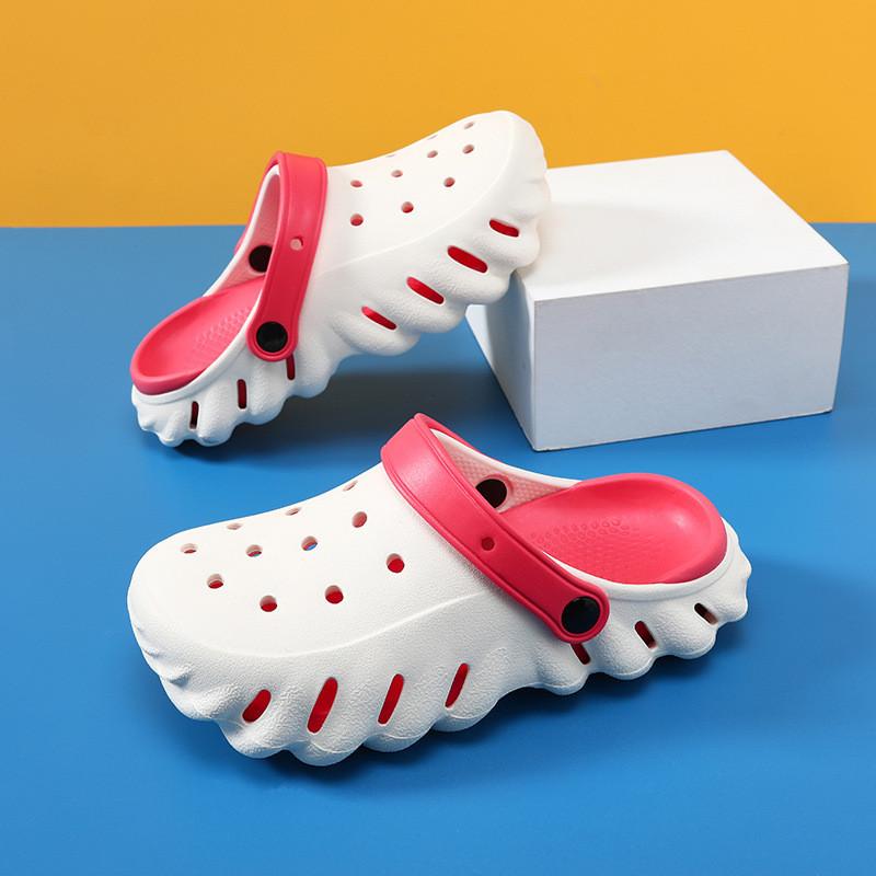 

Boys Colorful Breathable Clogs Perfect For Summer Adventures And Outdoor Activities Watermelon Red Board,40/41