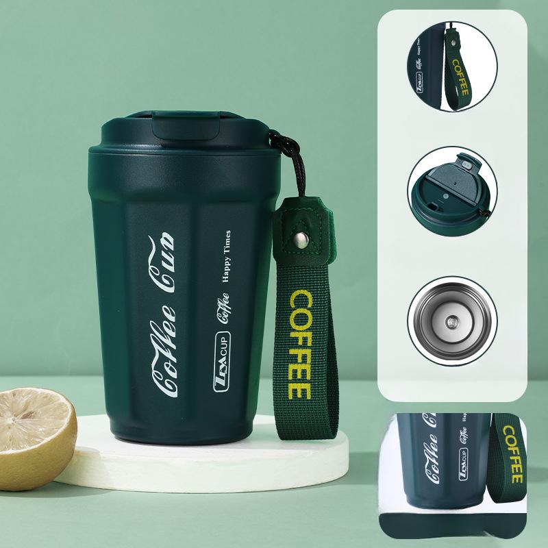 

Высокий уровень внешнего вида термос чашка для пар чашка для кофе простая вакуумная чашка из нержавеющей стали 400ml