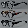 Acetate Round Retro Reading Glasses For Men Women Classic Readers Thick Frames