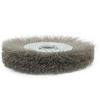 125mm Crimped Wheel Drill Brush Metal Derusting Stainless Steel Wheel Brush Crimped Wire Wheel Brush Polishing Rust Removal Tool