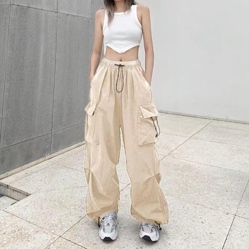 Design Sense High Street Large Pocket Workwear Women s Pants L абрикосовый
