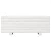 Plant Pot White 70x40x26.5 Cm Solid Pine Wood