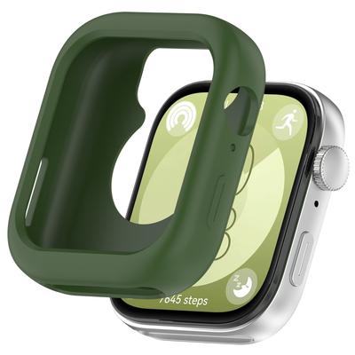Silikonhülle Stoßfestes Gehäuse Uhrengehäuse für Huawei Watch Fit 3 Halbabdeckung Bumper Case Kratzfestes Uhrengehäuse