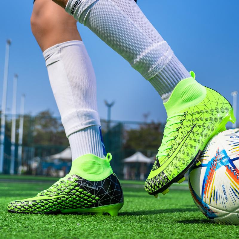 New Football Shoes Society Grass Training Professional Football Boots Long Spikes Original Sneaker Casual Cleats Soccer Shoes