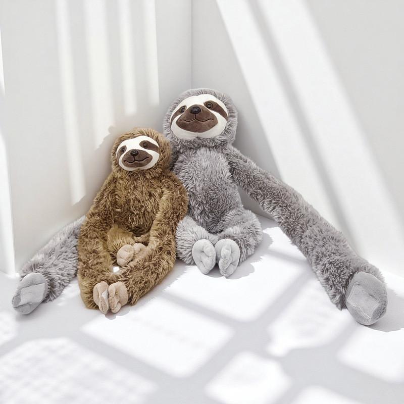Peluche Bradipo con Imbottitura in Cotone PP Morbido Regalo per Bebè per Bambini