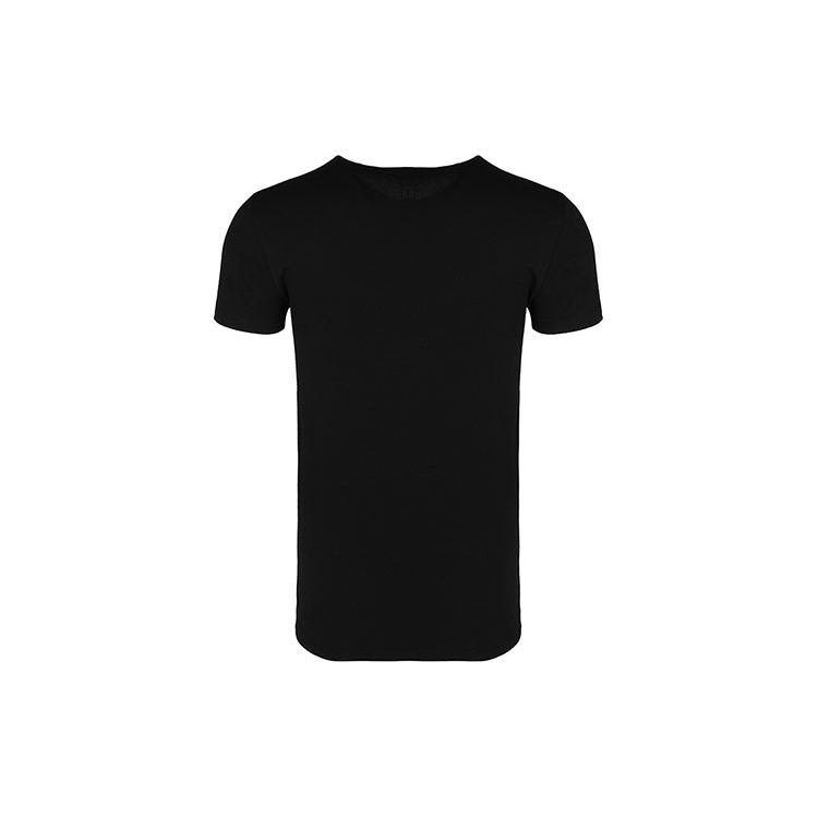 Emporio Armani Solid Logo Print Crew Neck Short Sleeve T-Shirt 2-Pack Men tops Black 111670-1P715-07320