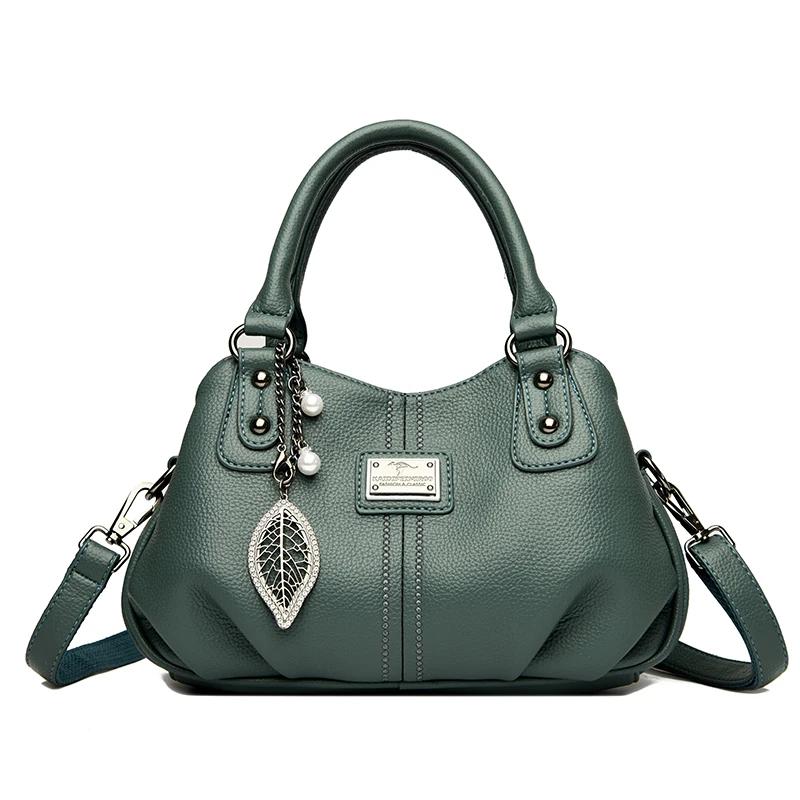 High Quality Soft Leather Purse Fashion Women Shoulder Messenger Bag Multi-pocket Wear-resistant Bag Luxury Ladies Handbag