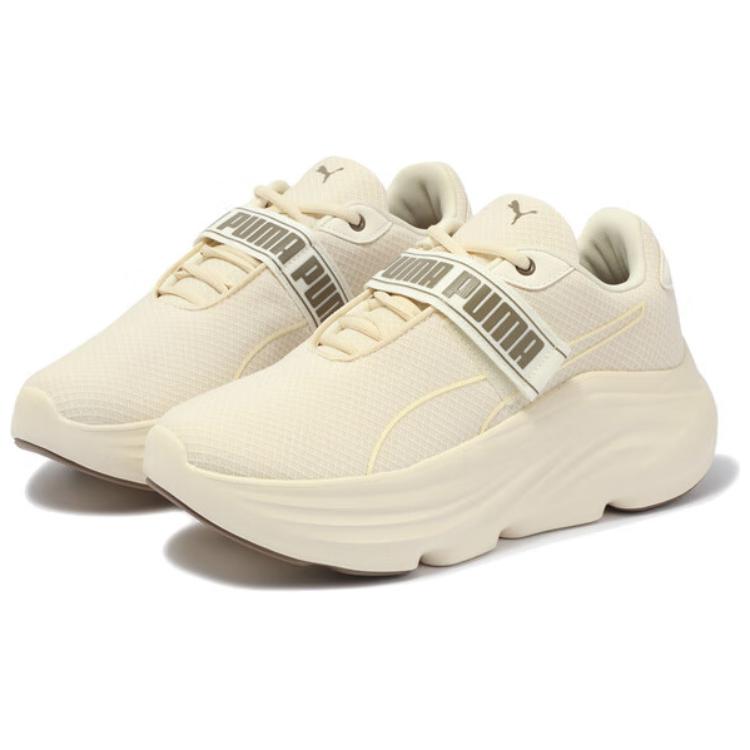 New PUMA Prowl Anti Slip Wear Resistant Low Top Casual Running Shoes Women's Beige 379076-04
