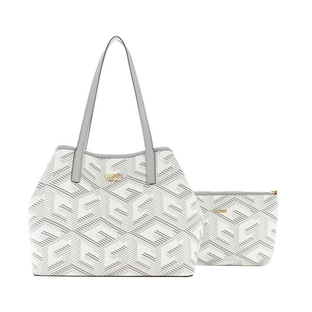 

Vikky Tote Stone Western [GUESS] Women s Bag, Logo, L,